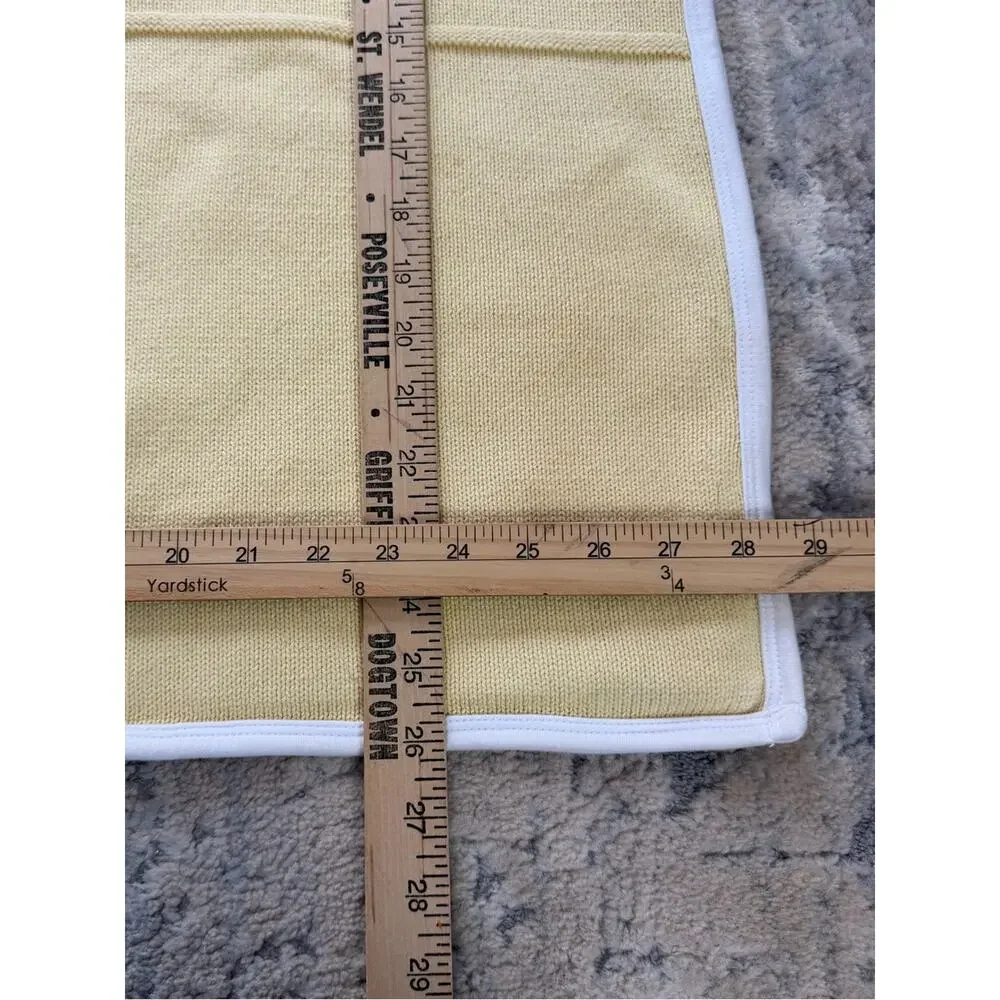 Carter’s Yellow Sweater/Knit Elephant Mouse Baby Blanket Y2K